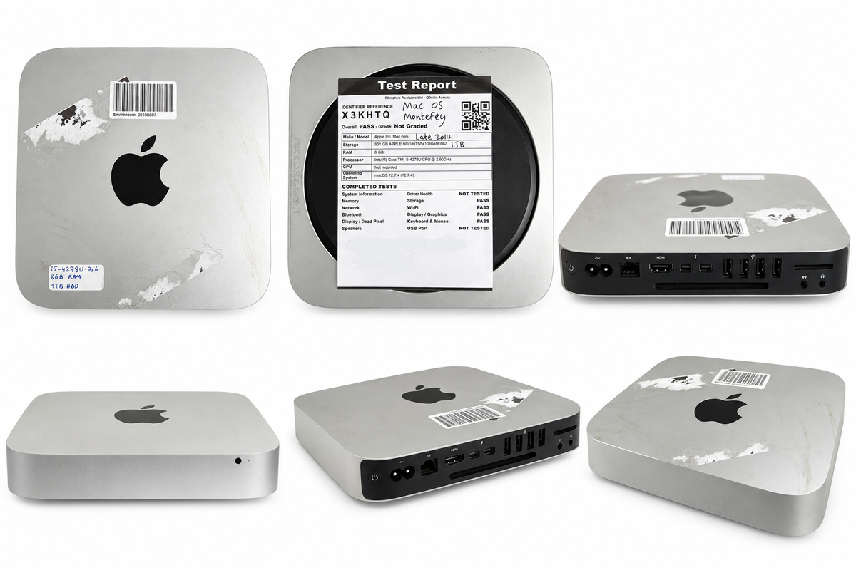 Apple Mac mini A1347 – Late 2014 – Core i5 – 8GB RAM – 1TB HDD