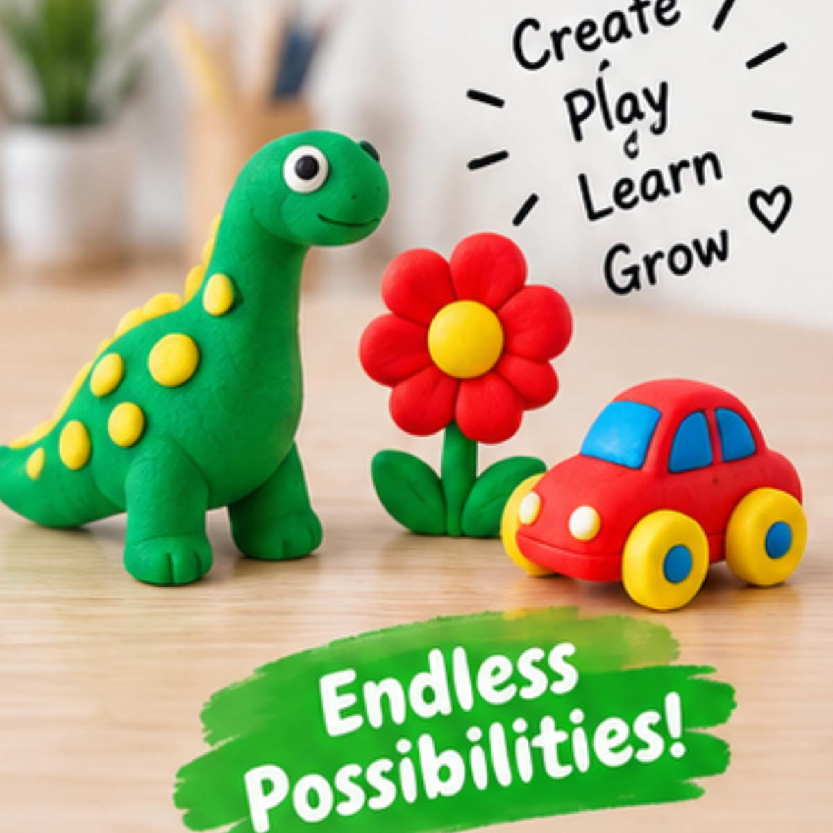 Elpine Fun Time Dough – 4 Colour Pack