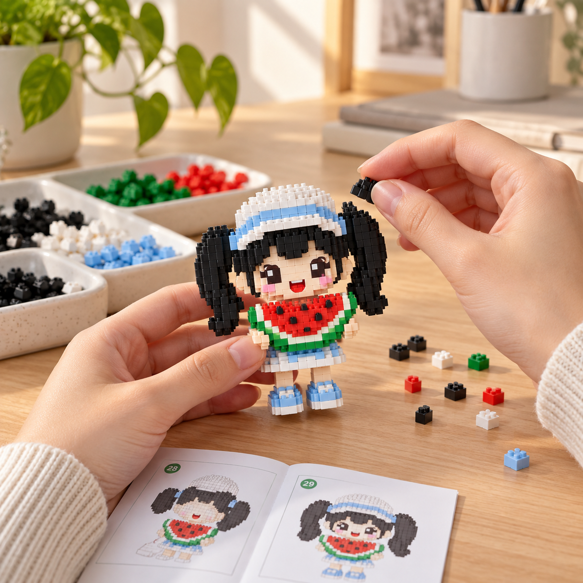 Kids Bricks Mini Character Building Set – 228 Pieces