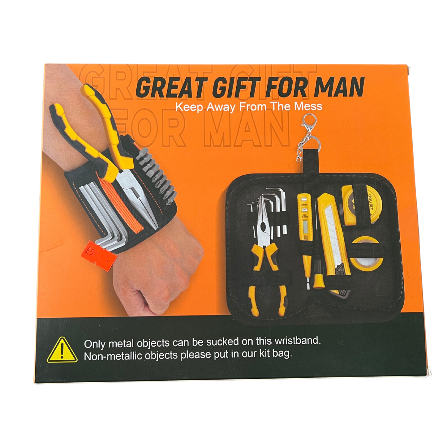 Magnetic Wristband & Tool Storage Bag – Great Gift for Men