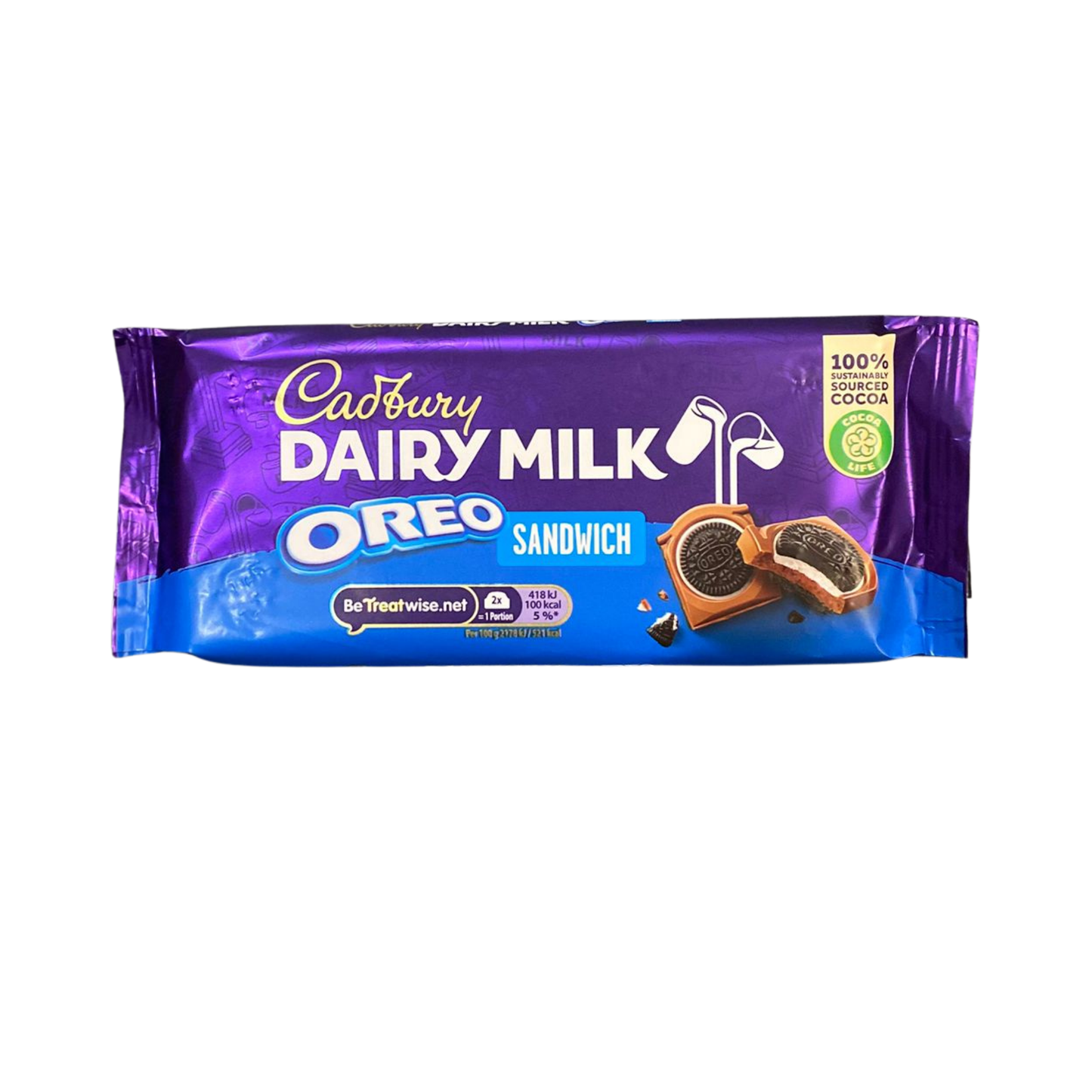 Cadbury Dairy Milk Oreo Sandwich – 96g Bar