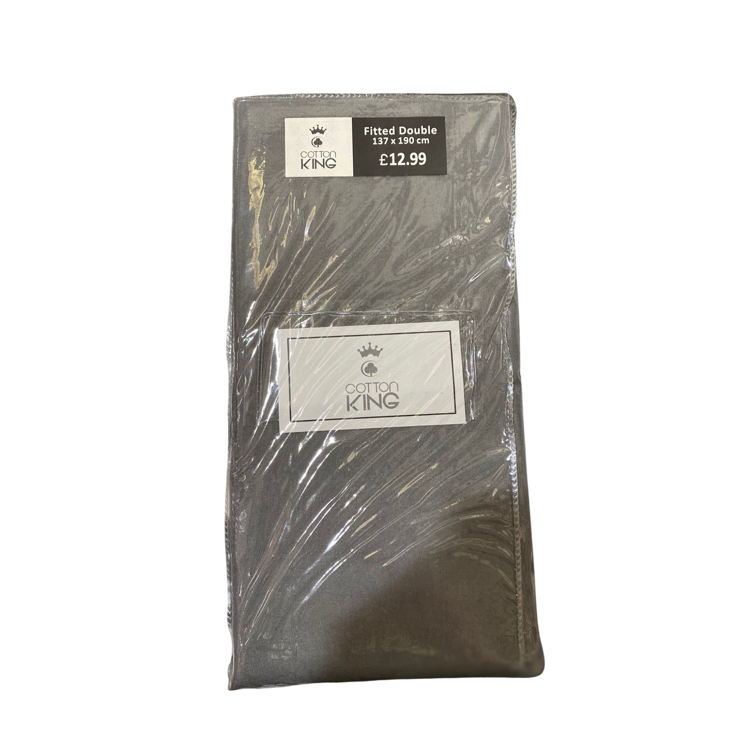 Cotton King Double Size Fitted Sheets – 137x190cm, Multiple Colours