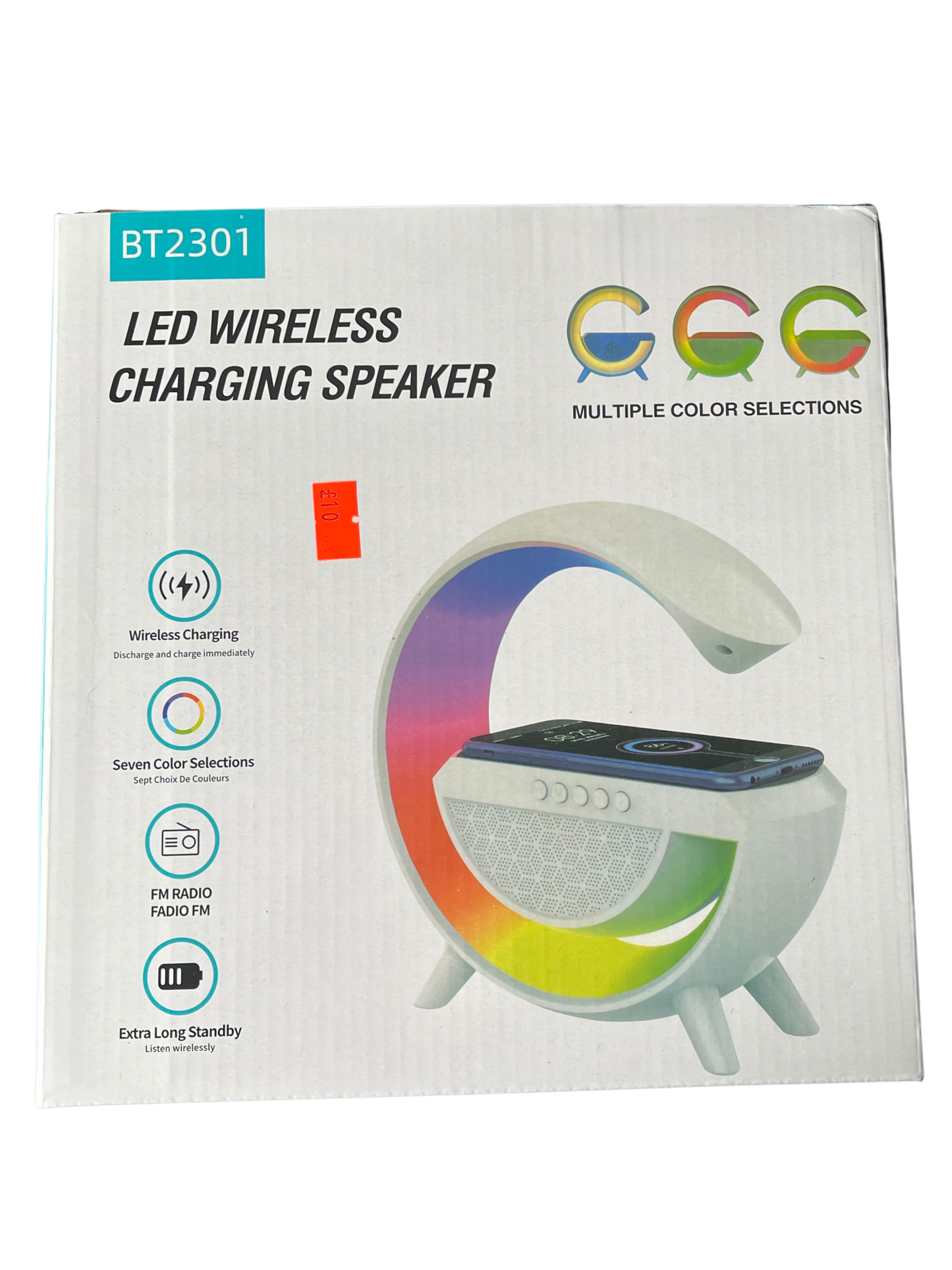 LED Wireless Charging Speaker