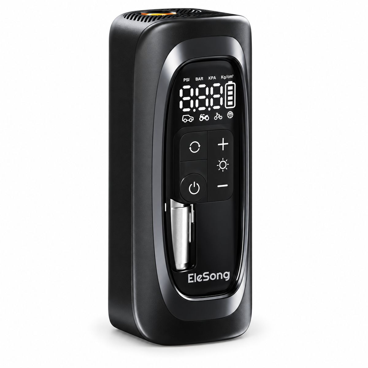 EleSong T03 Smart Electric Air Pump – Digital Cordless Tyre Inflator