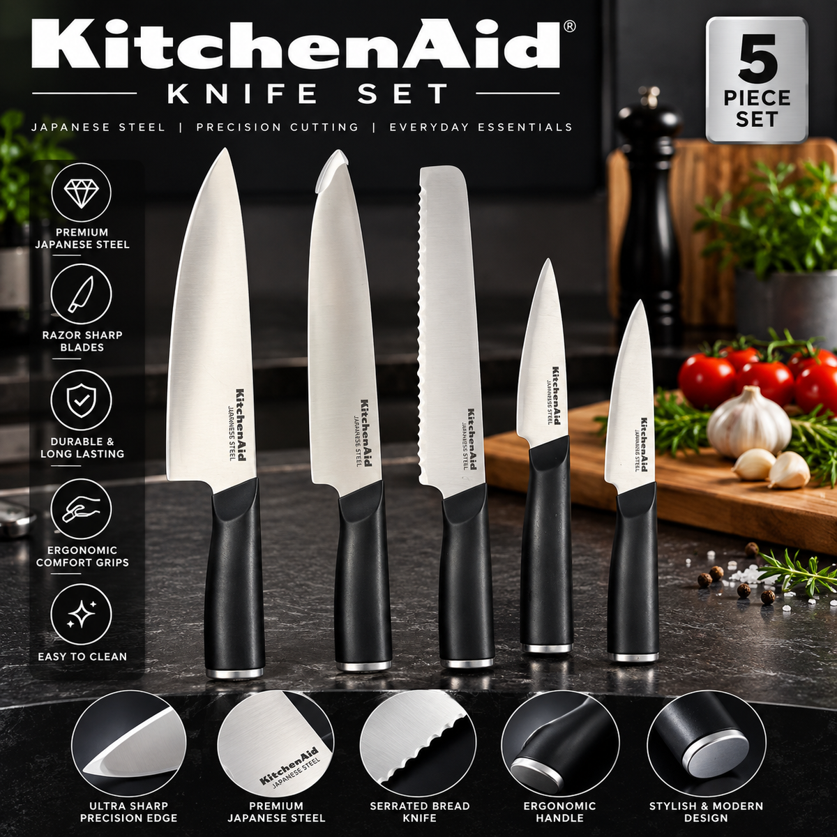 Kitchen Aid Knife Set