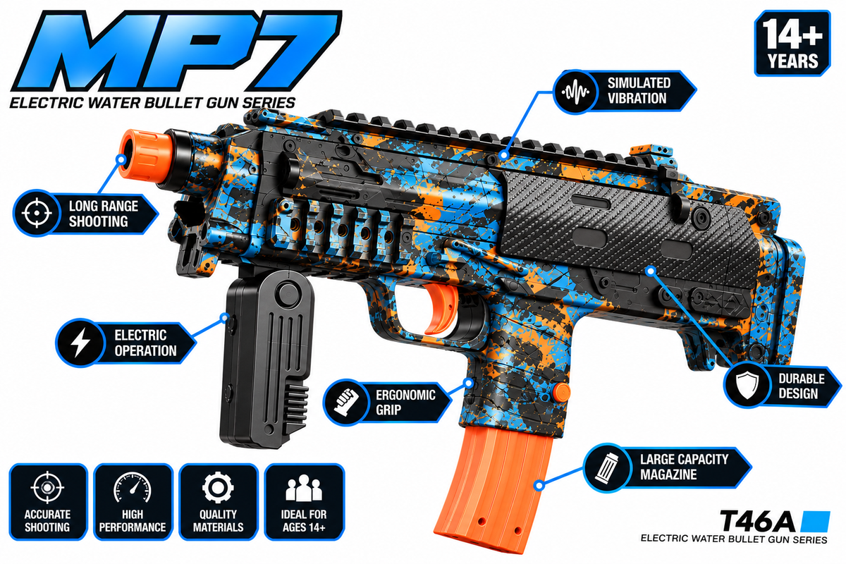 MP7 Electric Water Bullet Gun Series