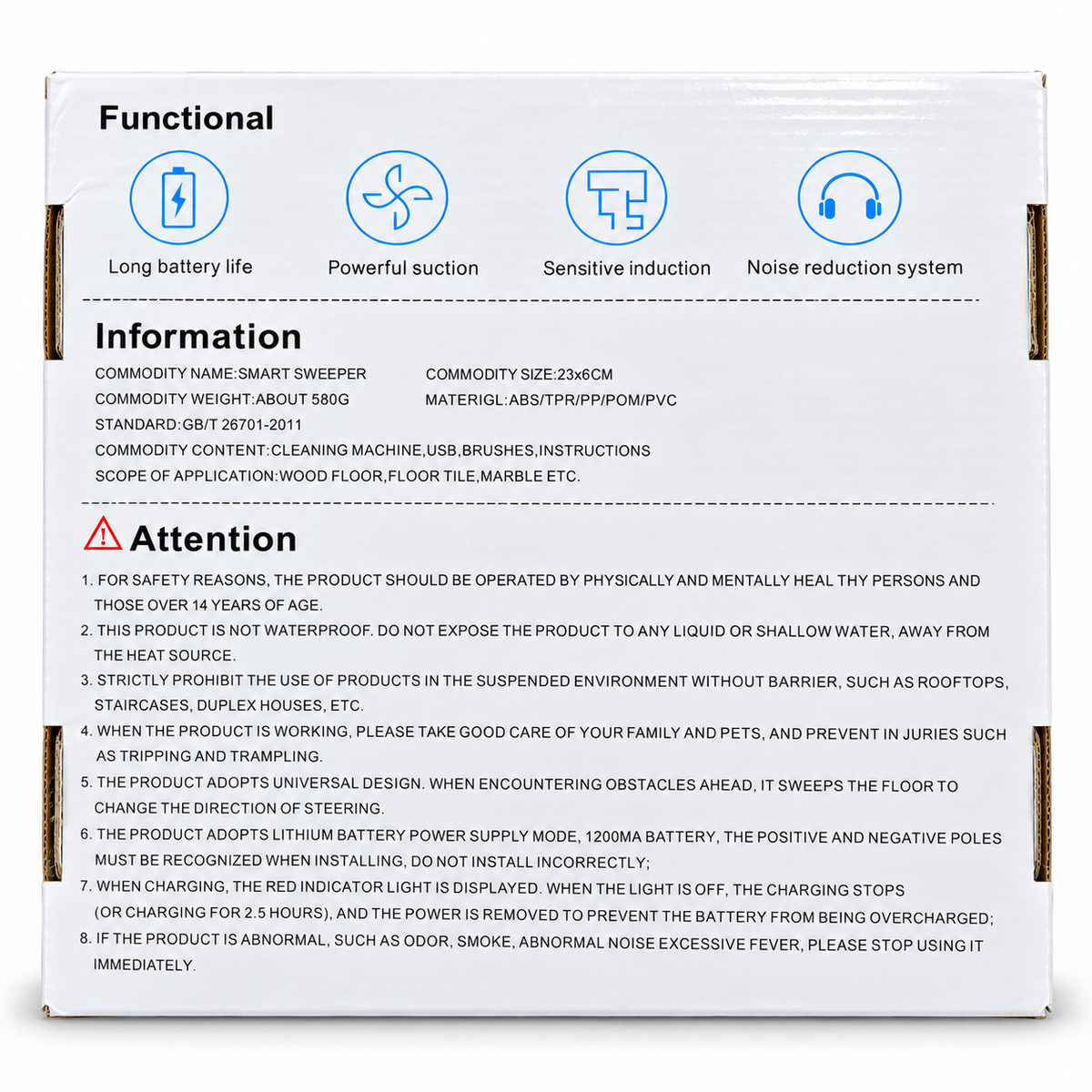 XIMEIJIE Smart Robot Vacuum