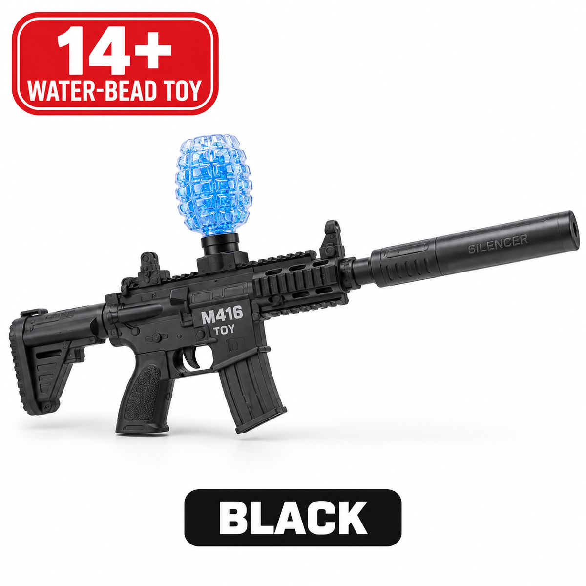 M416-Style Rechargeable Water-Bead Toy – Ages 14+ – Choice of Pattern