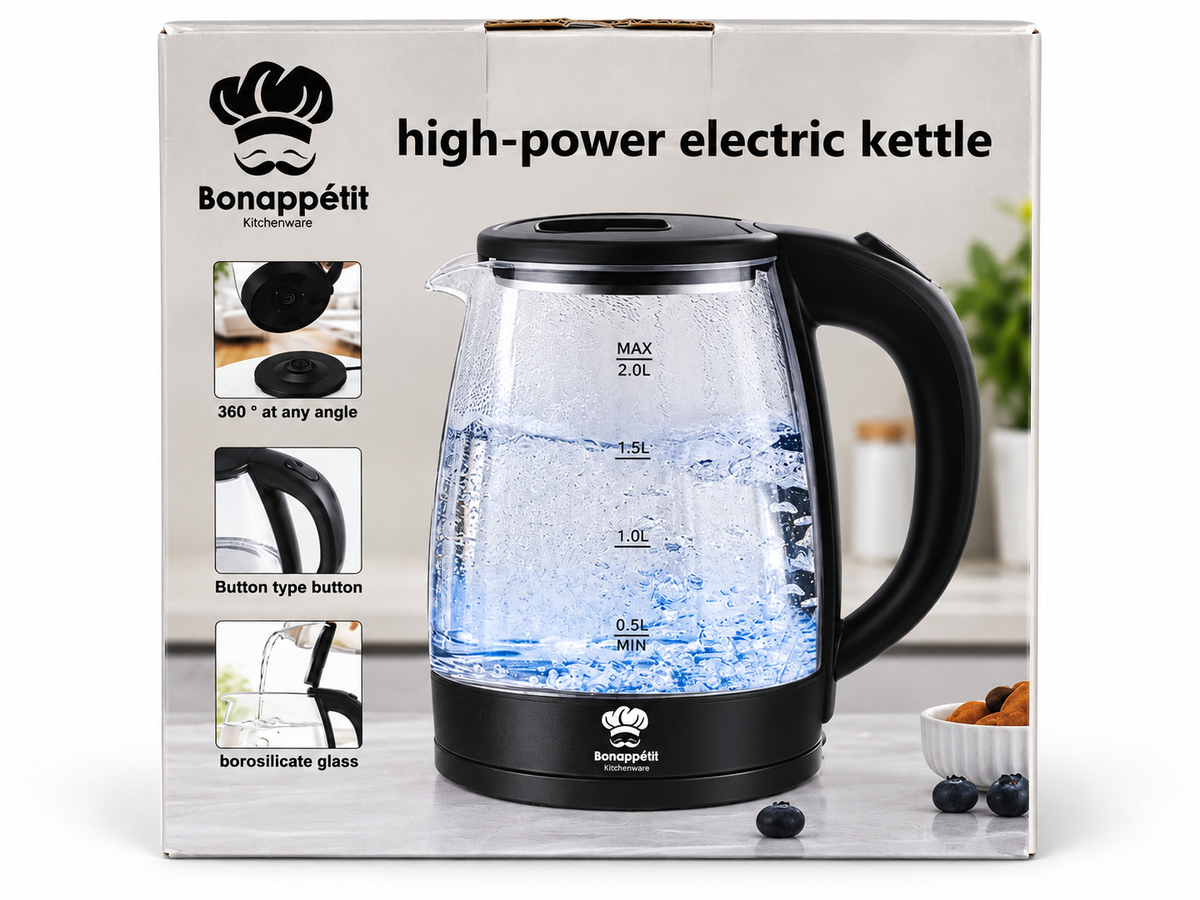 2L Bonappétit High Power Electric Kettle - 1500W