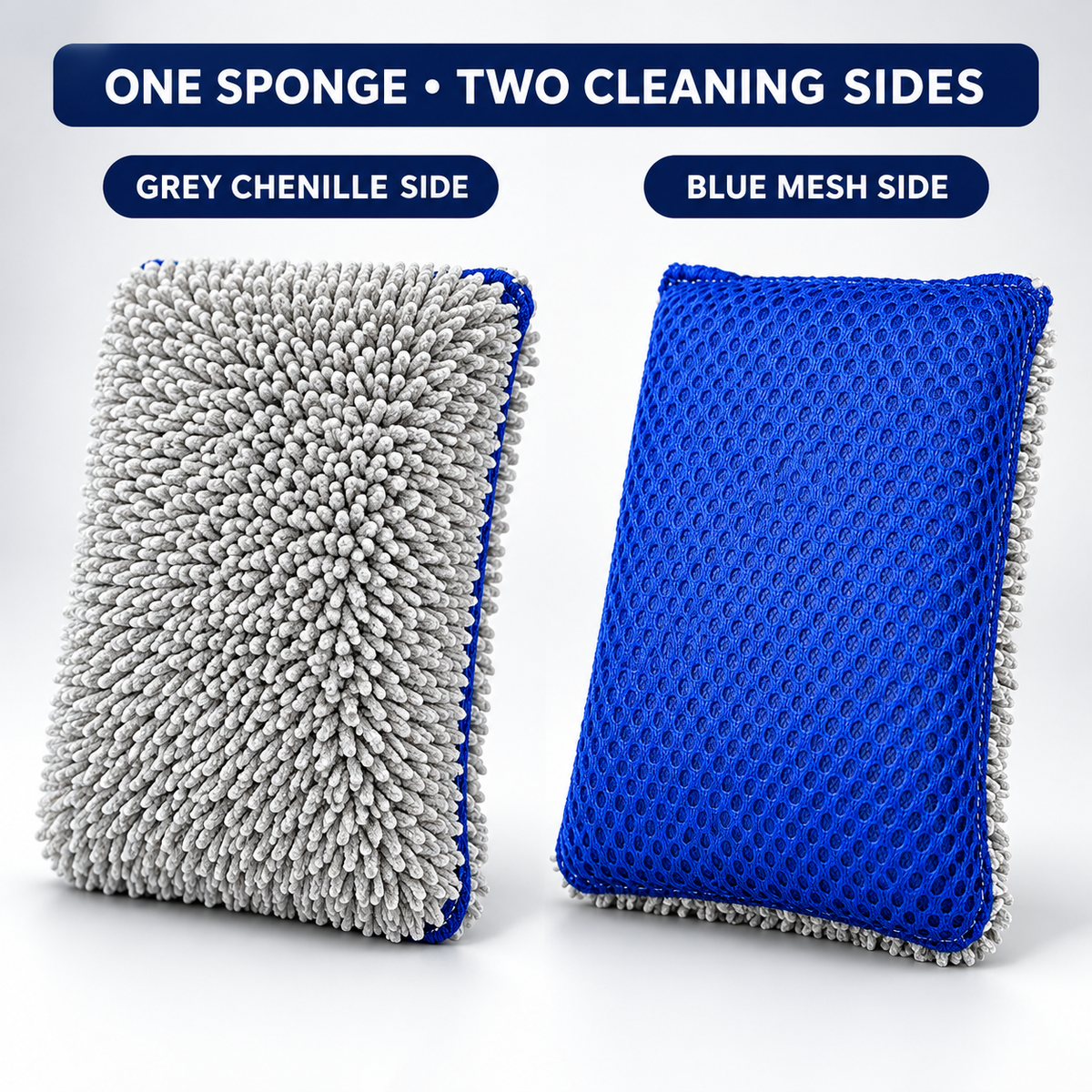 Auto Extreme 2-in-1 Microfibre Car Interior Cleaning Sponge