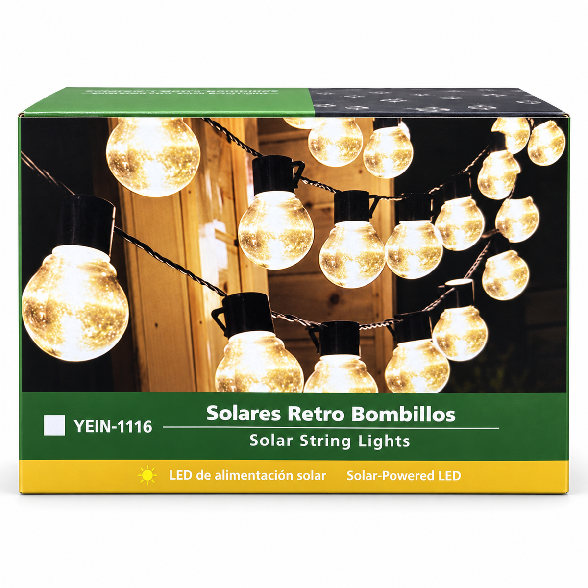 10 Retro Bulb Solar String Lights