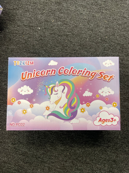 Unicorn Colouring Set