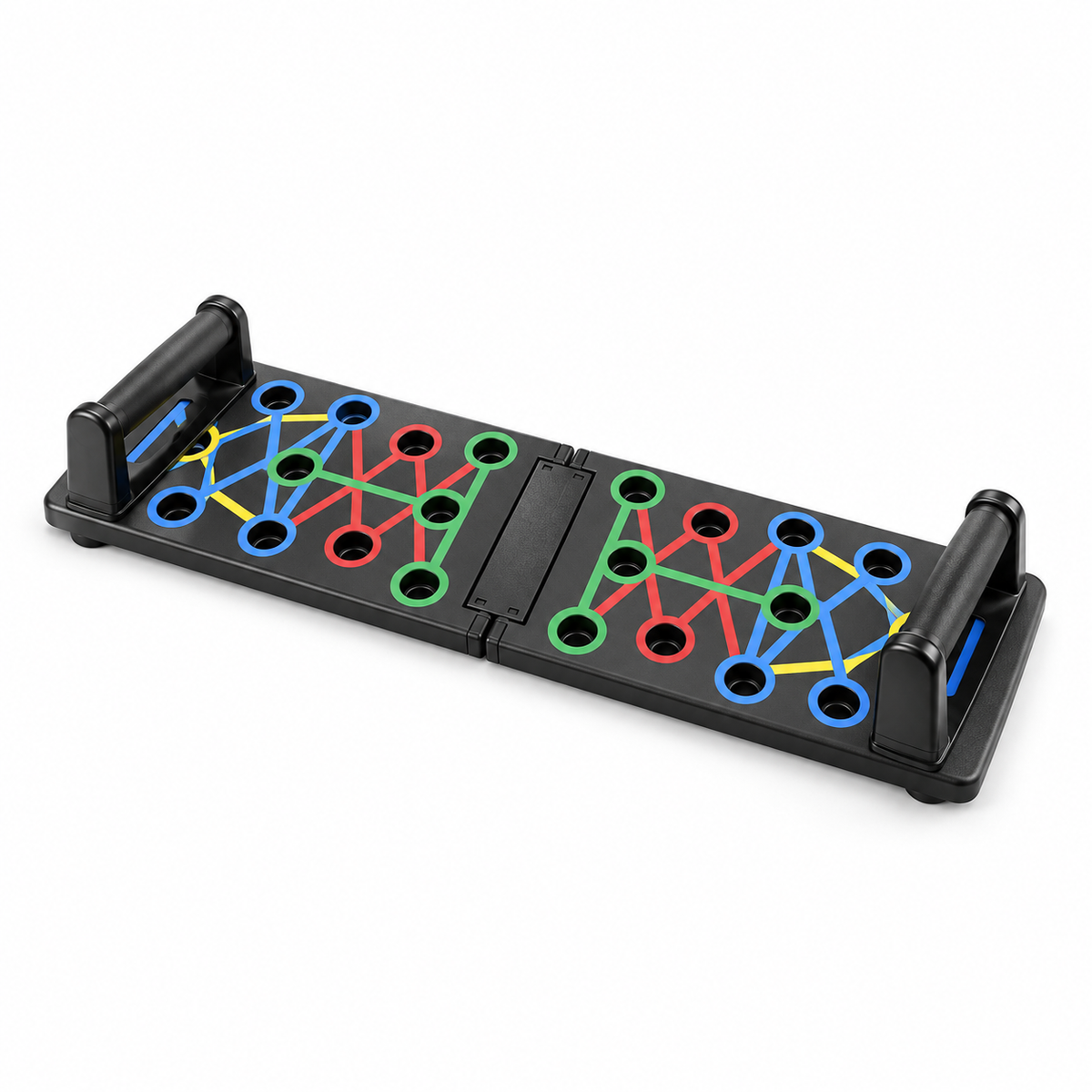 Foldable Colour-Coded Push-Up Board with Removable Handles