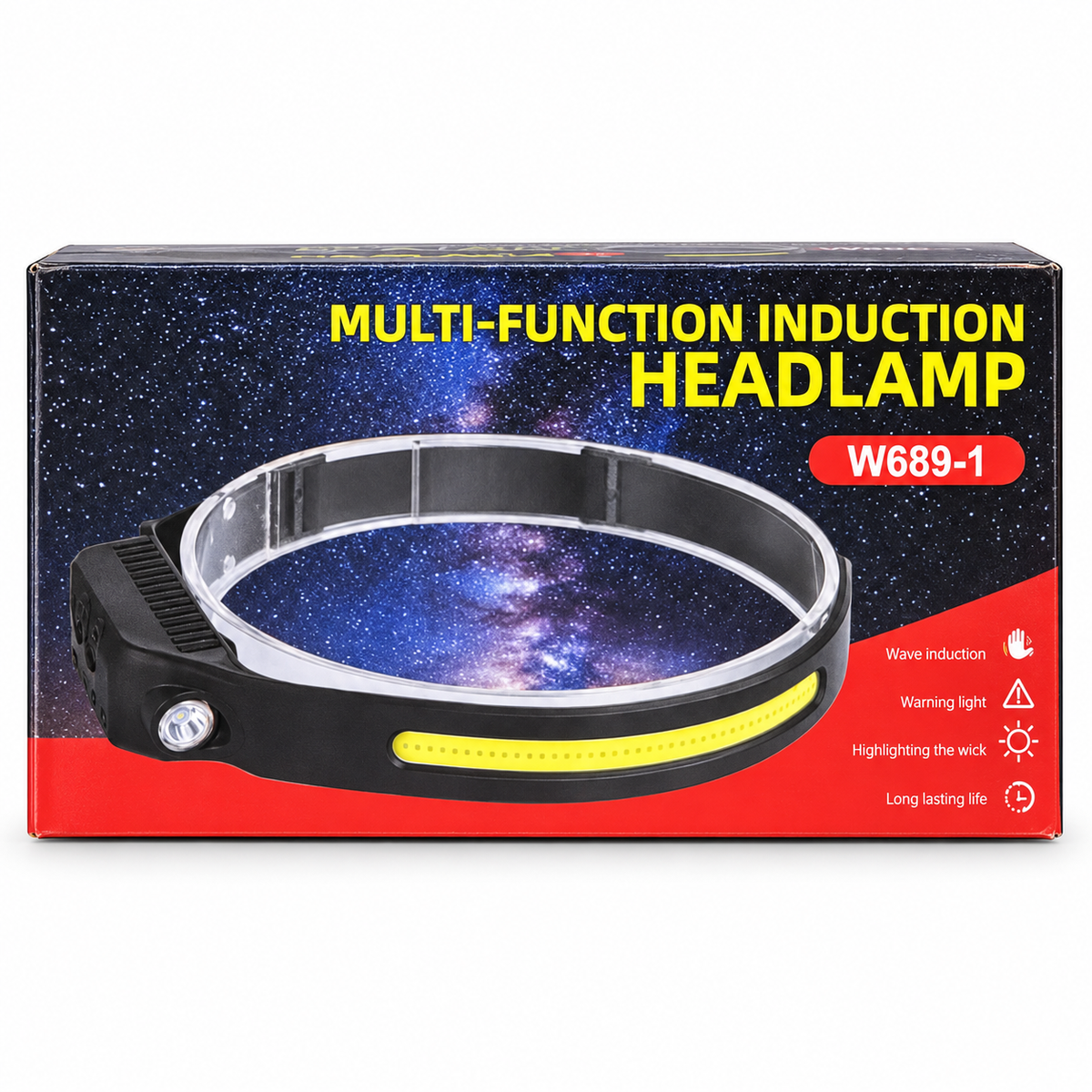 W689-1 Rechargeable COB Headlamp with Wave Sensor