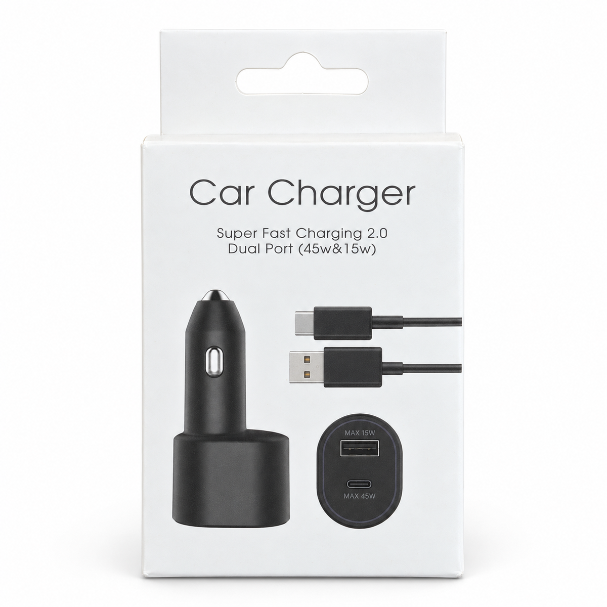 45W Dual-Port Super Fast Car Charger