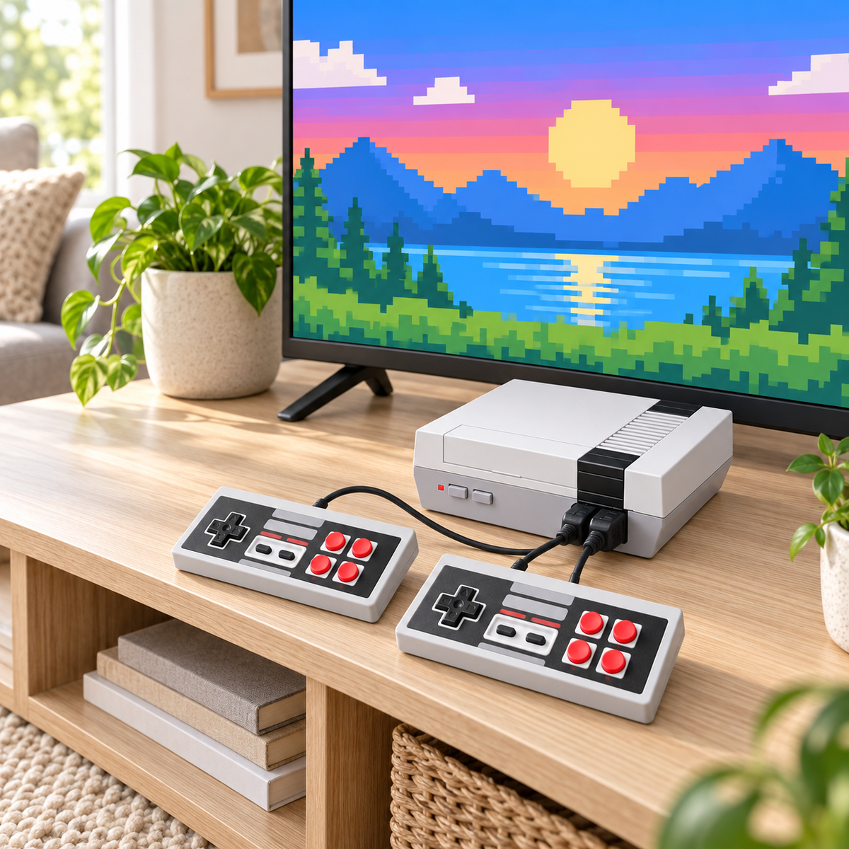 Mini Retro Games Console – 620 Built-In Games