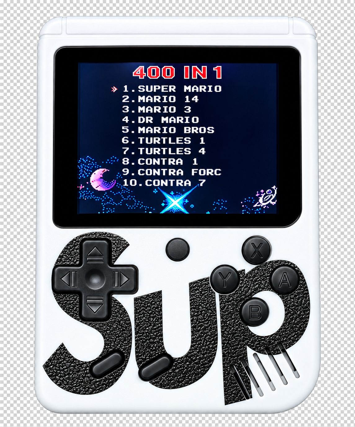 SUP 400-in-1 Retro Handheld Games Console – 3.0" Screen