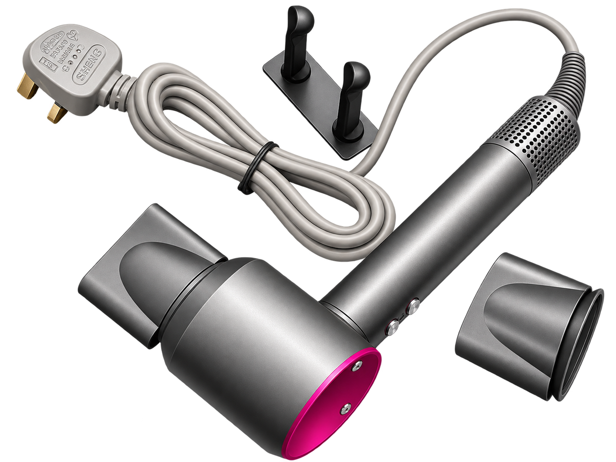 Leafless Hair Dryer – Fast Drying & Styling with Attachments
