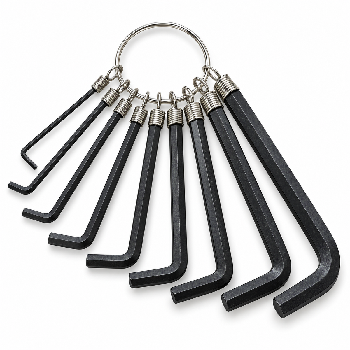 Marksman 10-Piece Metric Hex Key Set with Carrying Ring – 1.5mm to 10mm