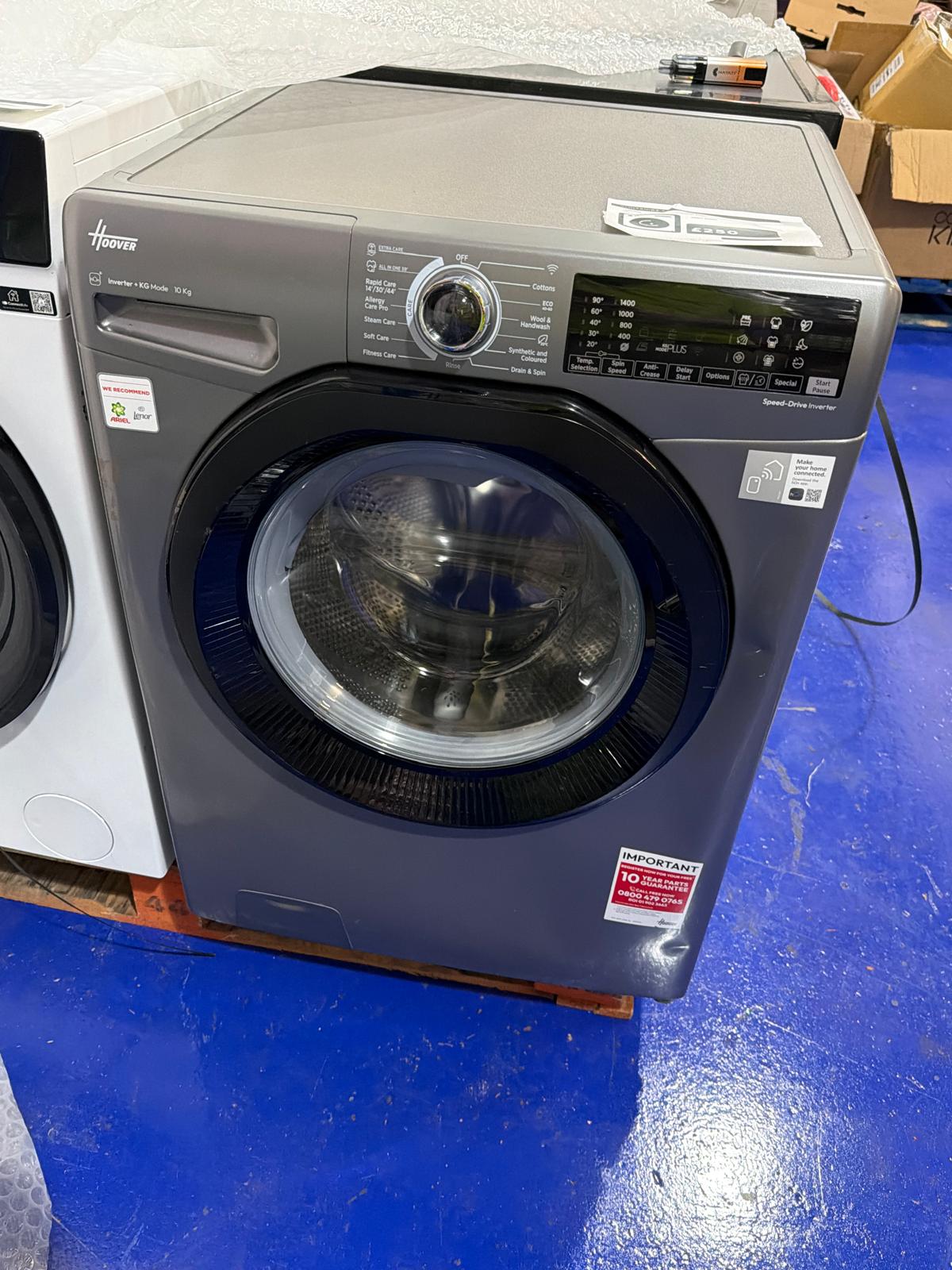 Hoover H-Wash 350 Washing Machine - Graphite - 10kg (H3WPS4106TAMBR80) (Product Reference BT57)