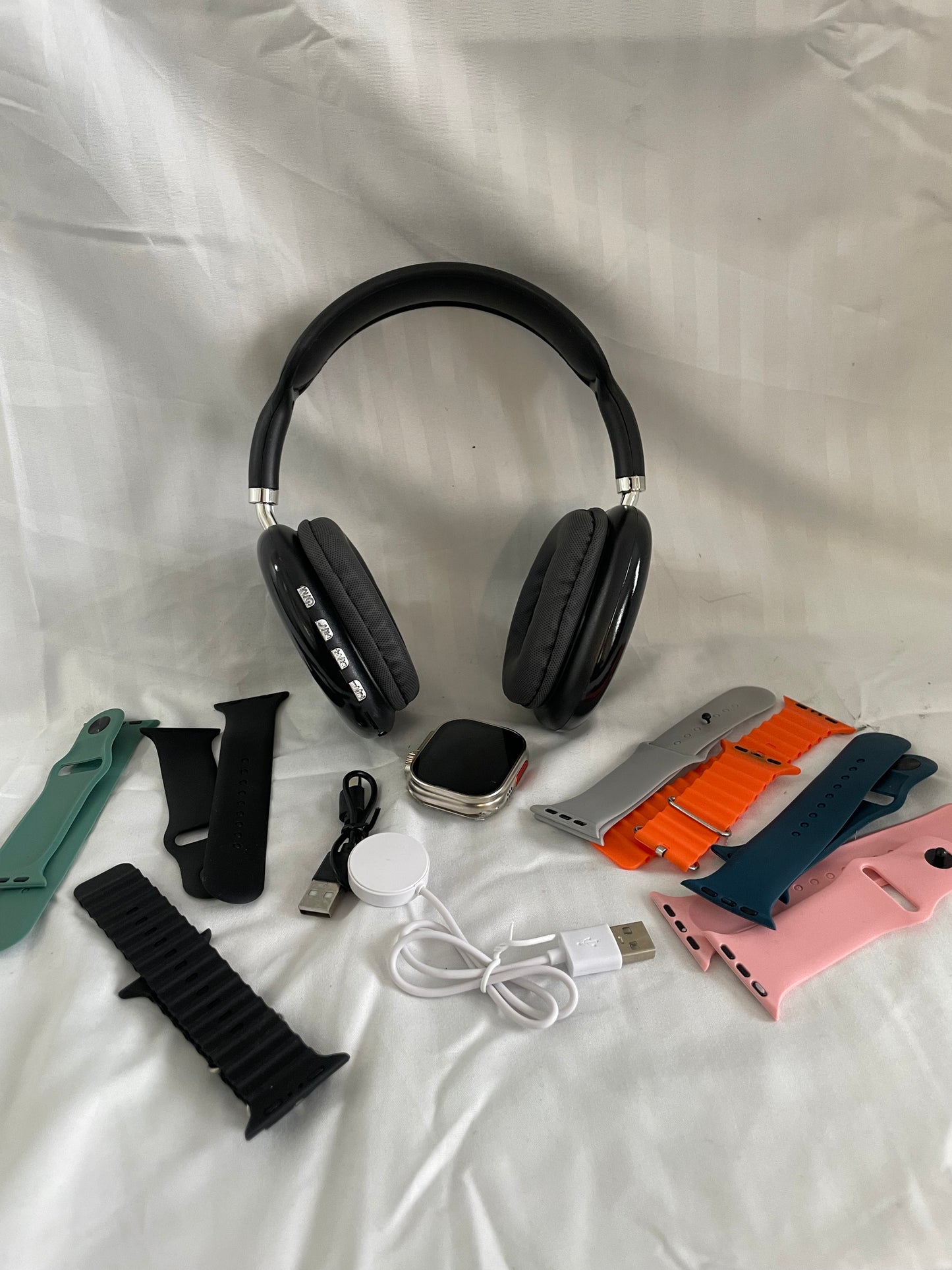 P9 Ultra 2 Set, Watch & Headphones
