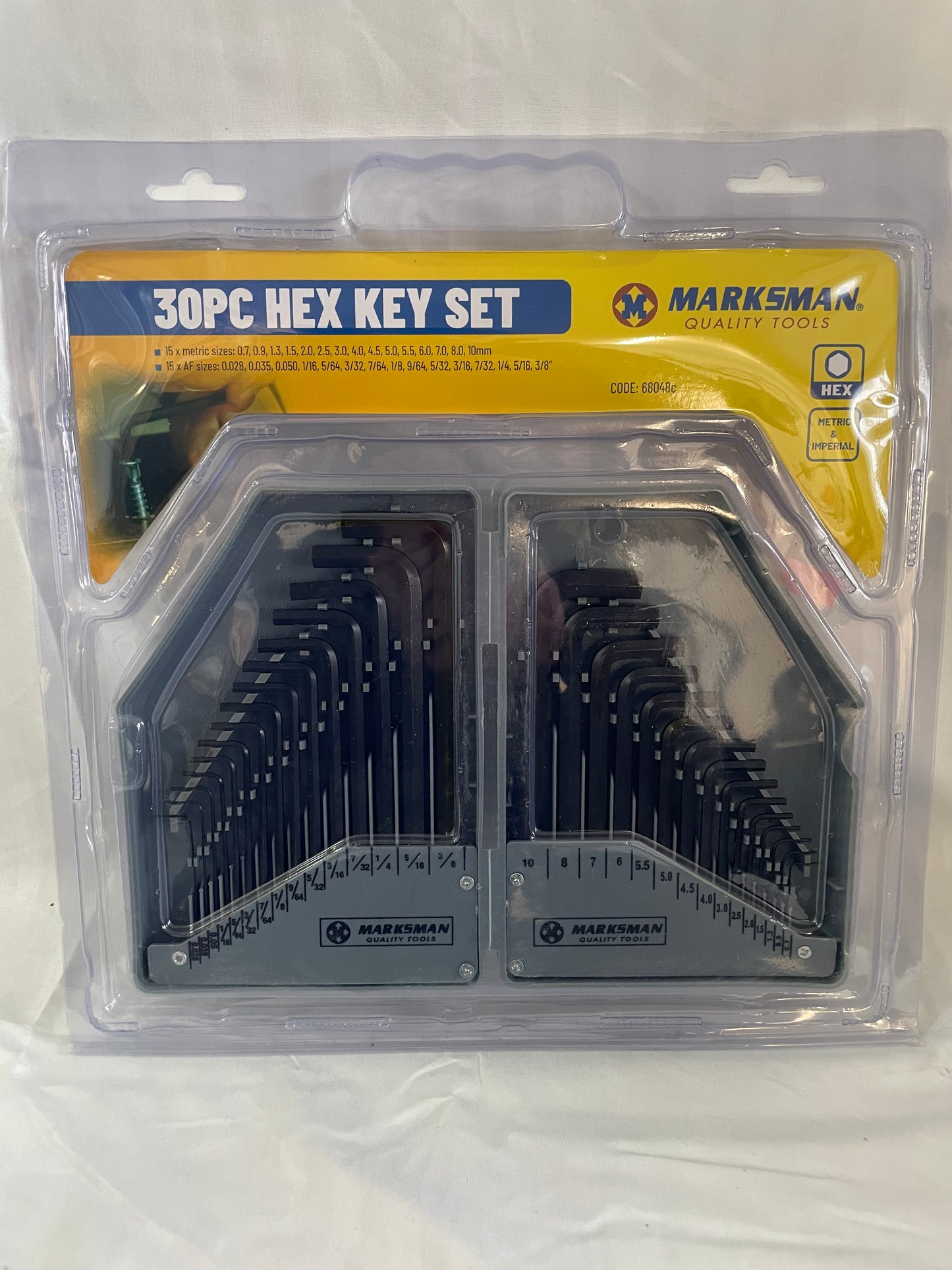 30pc Hex Key Set