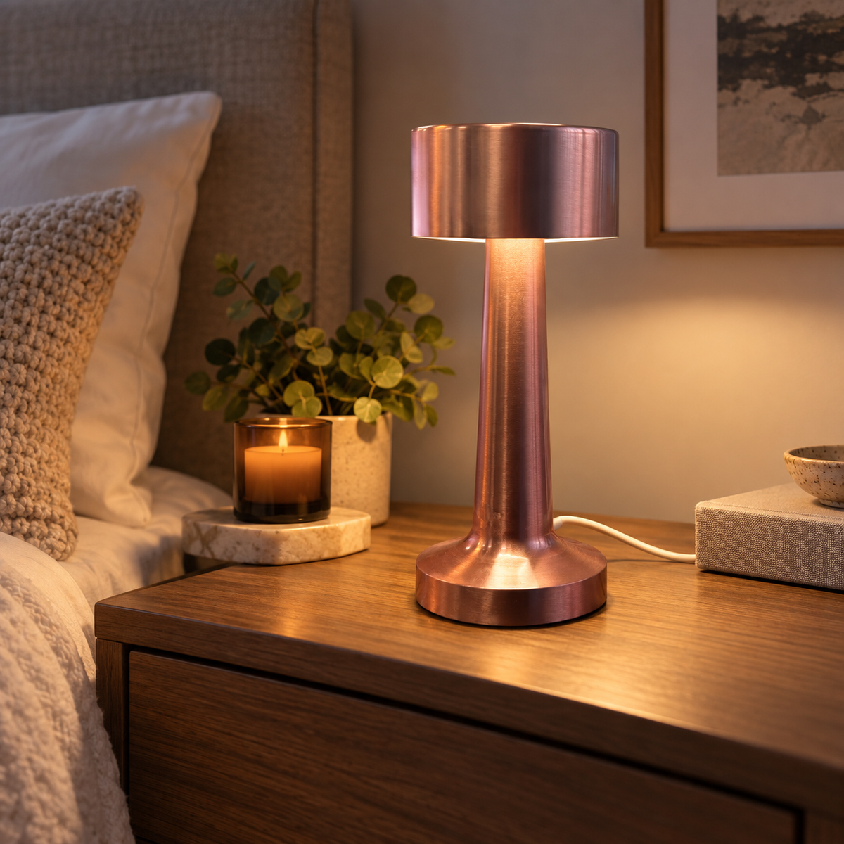 USB-C Rechargeable LED Desk Lamp – Assorted Colours
