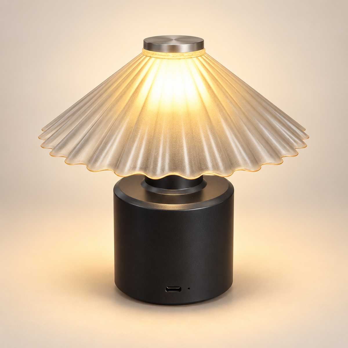 Portable Rechargeable 360° Table Lamp – Warm 2700K USB-C Light