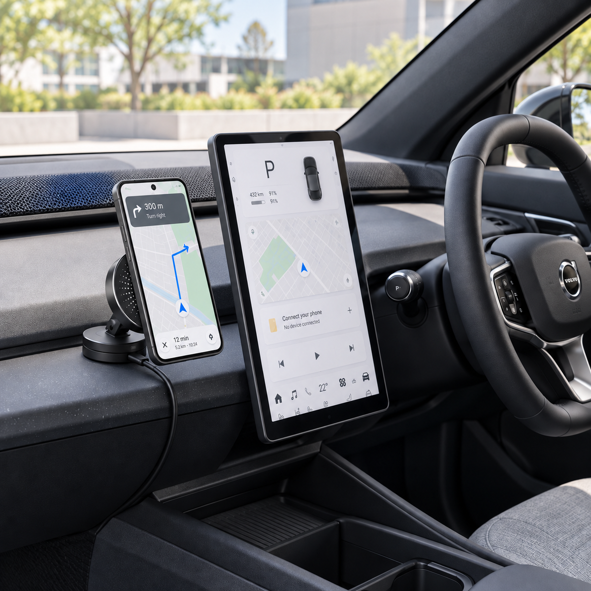 Magnetic Wireless Car Charger Holder