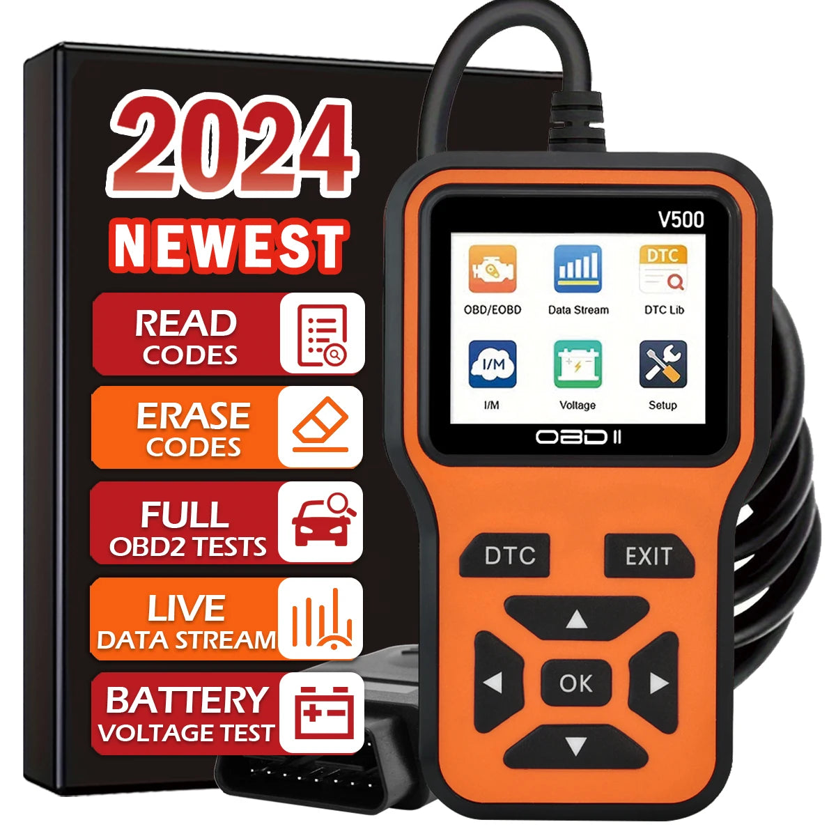 Car OBD2 Scanner Diagnostic Tool V500