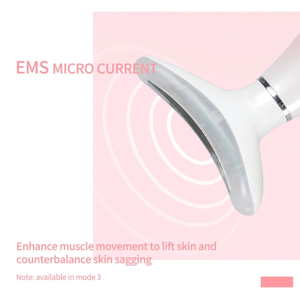 Neck And Face Beauty Device Face V-line Neckline Slimmer Neck Lifting Vibration Facial Massager