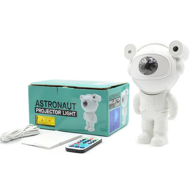 Newest Galaxy Projector Upgraded Astronaut Star Lamp Nebula Moon Ceiling Sky Night Light with Timer and Remote Bluetooth Speaker