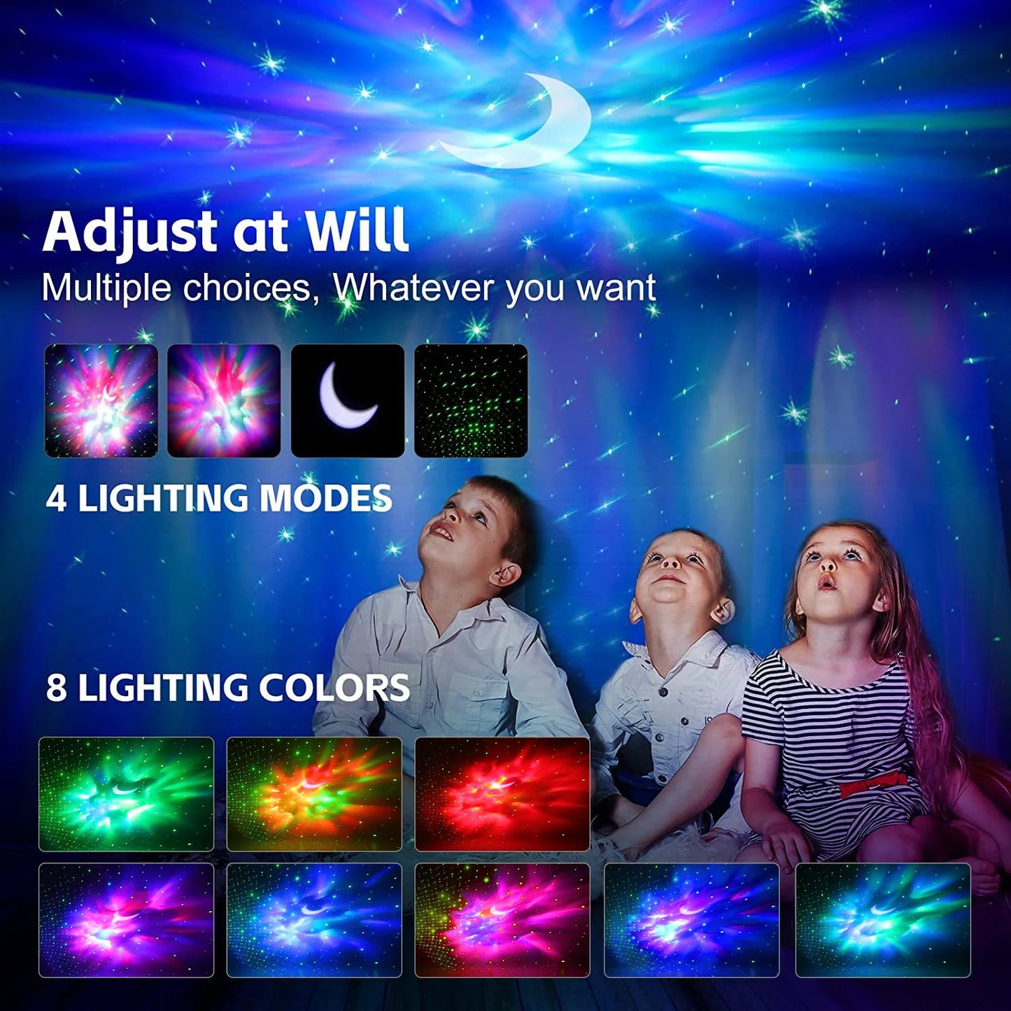 Newest Galaxy Projector Upgraded Astronaut Star Lamp Nebula Moon Ceiling Sky Night Light with Timer and Remote Bluetooth Speaker