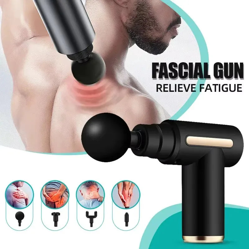 2025 Portable Fascia Gun Deep Tissue Massage Unit