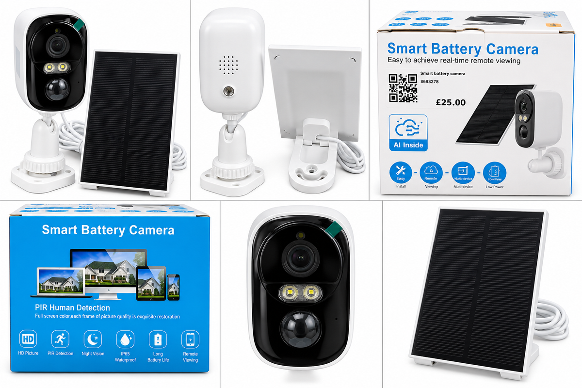 Smart Battery Solar Camera