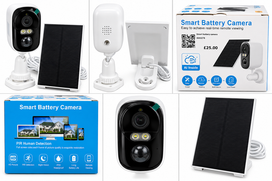 Smart Battery Solar Camera