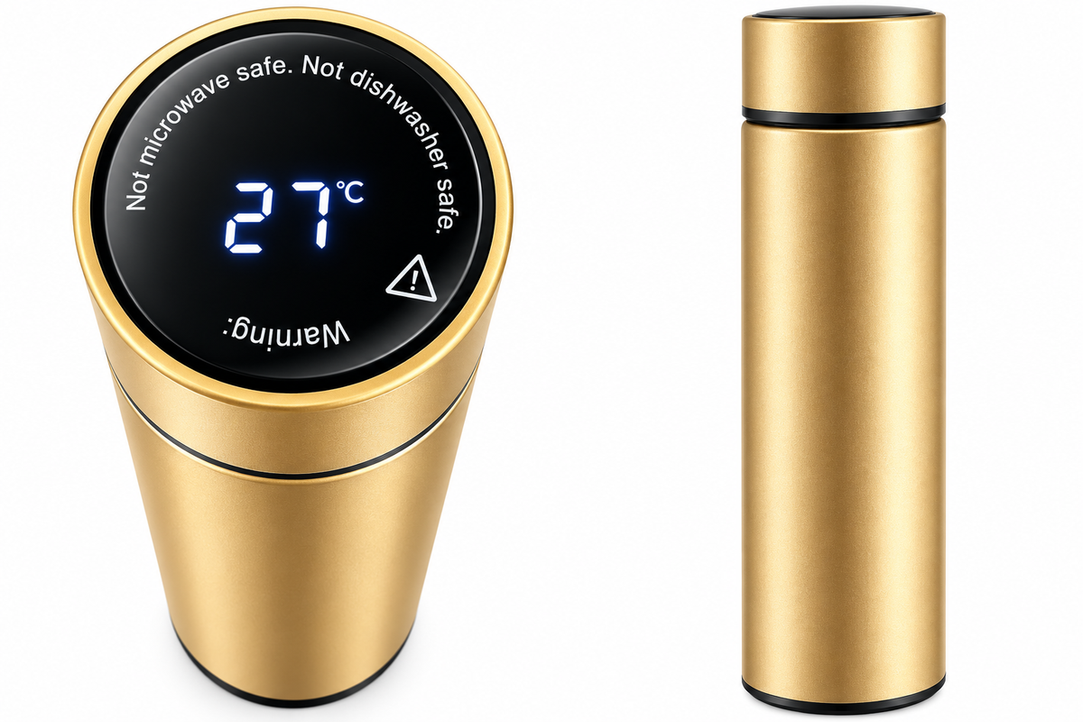 Smart LED Temperature Display Thermal Flask – 500ml