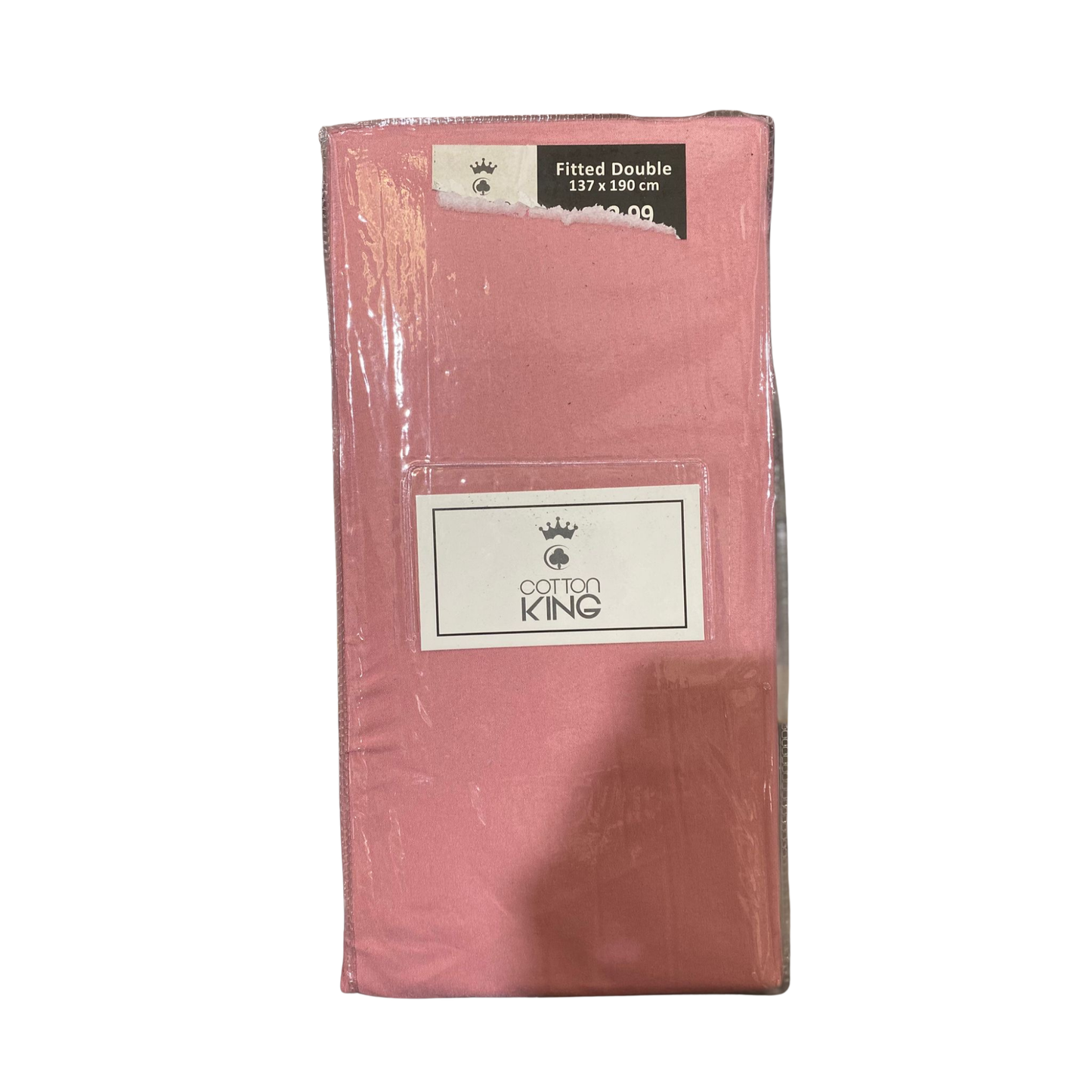 Cotton King Double Size Fitted Sheets – 137x190cm, Multiple Colours