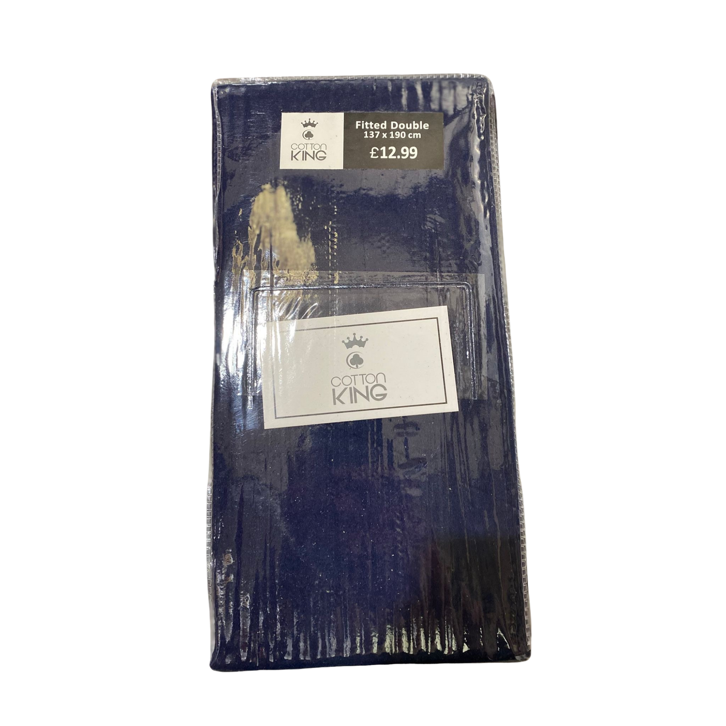Cotton King Double Size Fitted Sheets – 137x190cm, Multiple Colours