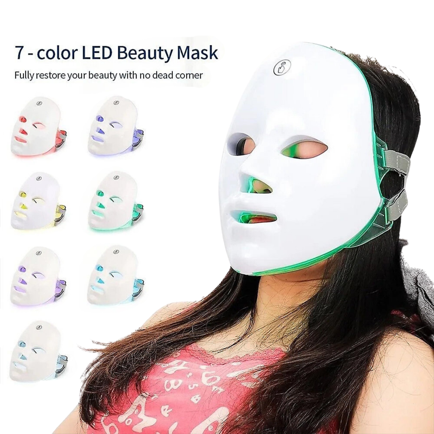 LED Light Therapy Mask – Cordless Skin Care Device