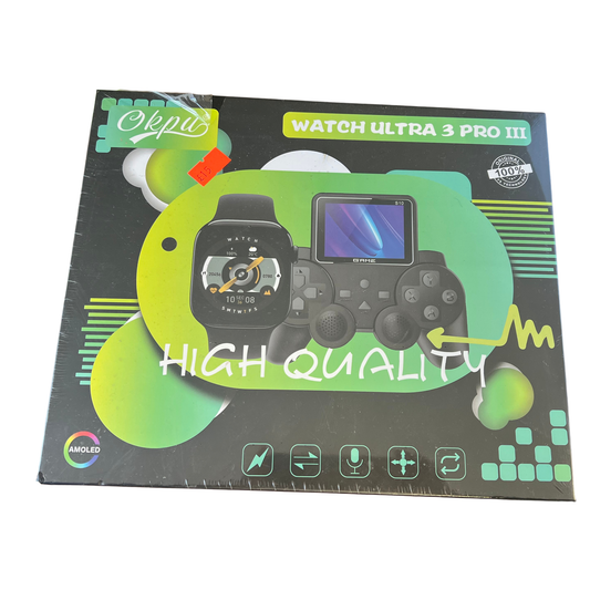 Watch Ultra Smartwatch with Game Controller (multiple colour options)