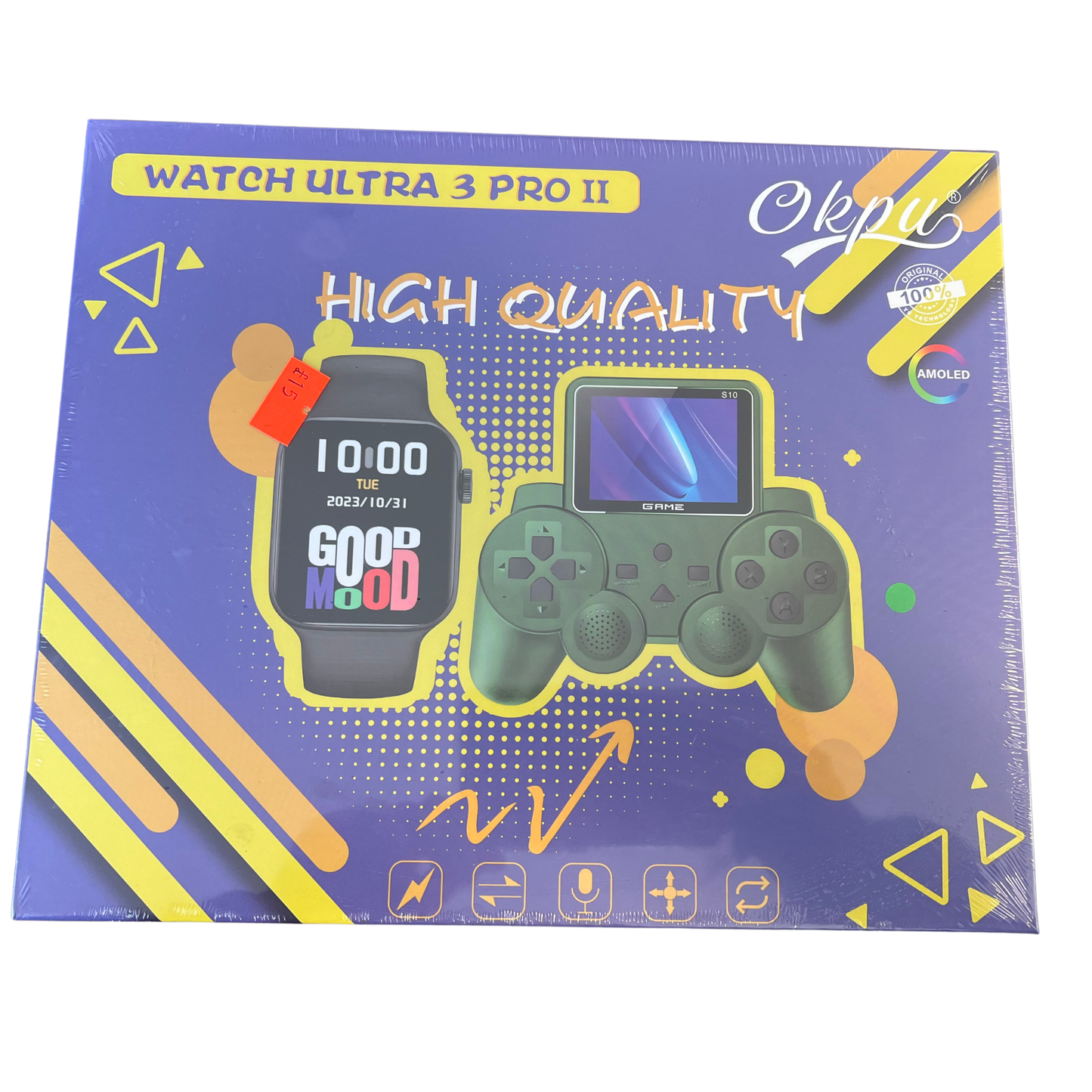 Watch Ultra Smartwatch with Game Controller (multiple colour options)