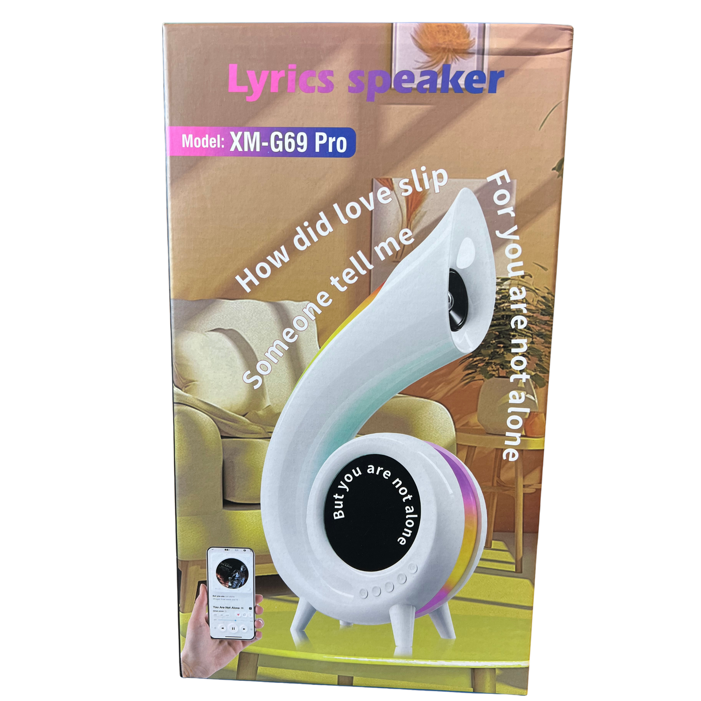 Night Light Speaker with HD Audio & Ambient Lighting