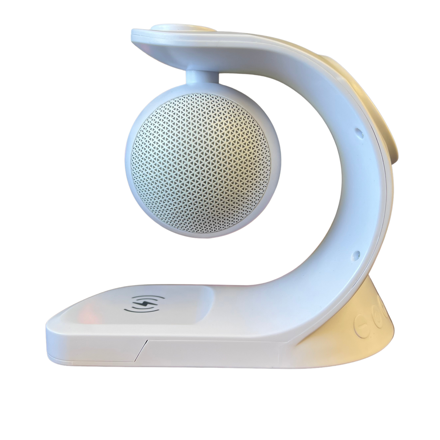 5-in-1 Wireless Charging Colour Speaker – White