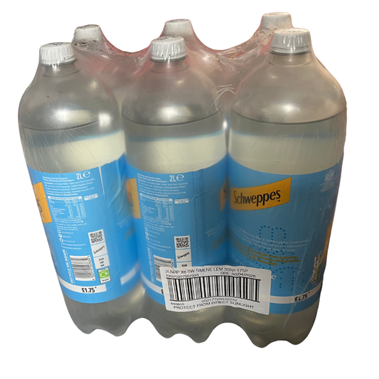 Schweppes Lemonade 2L – Pack of 6 Bottles