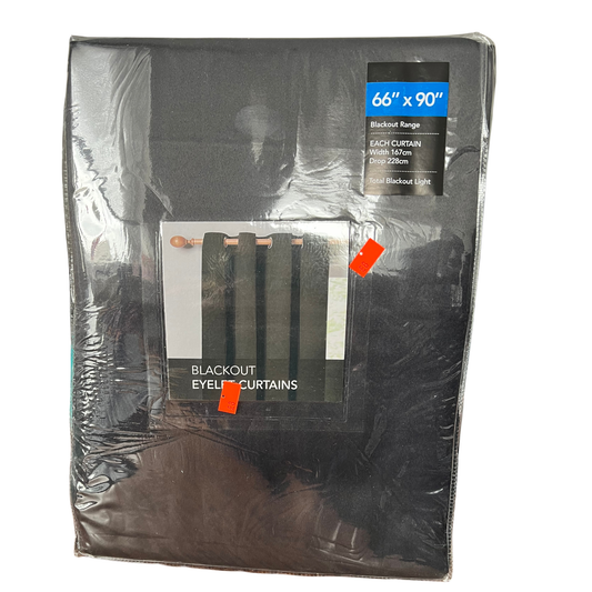 Blackout Curtains 66" x 90" – Pink or Black Options