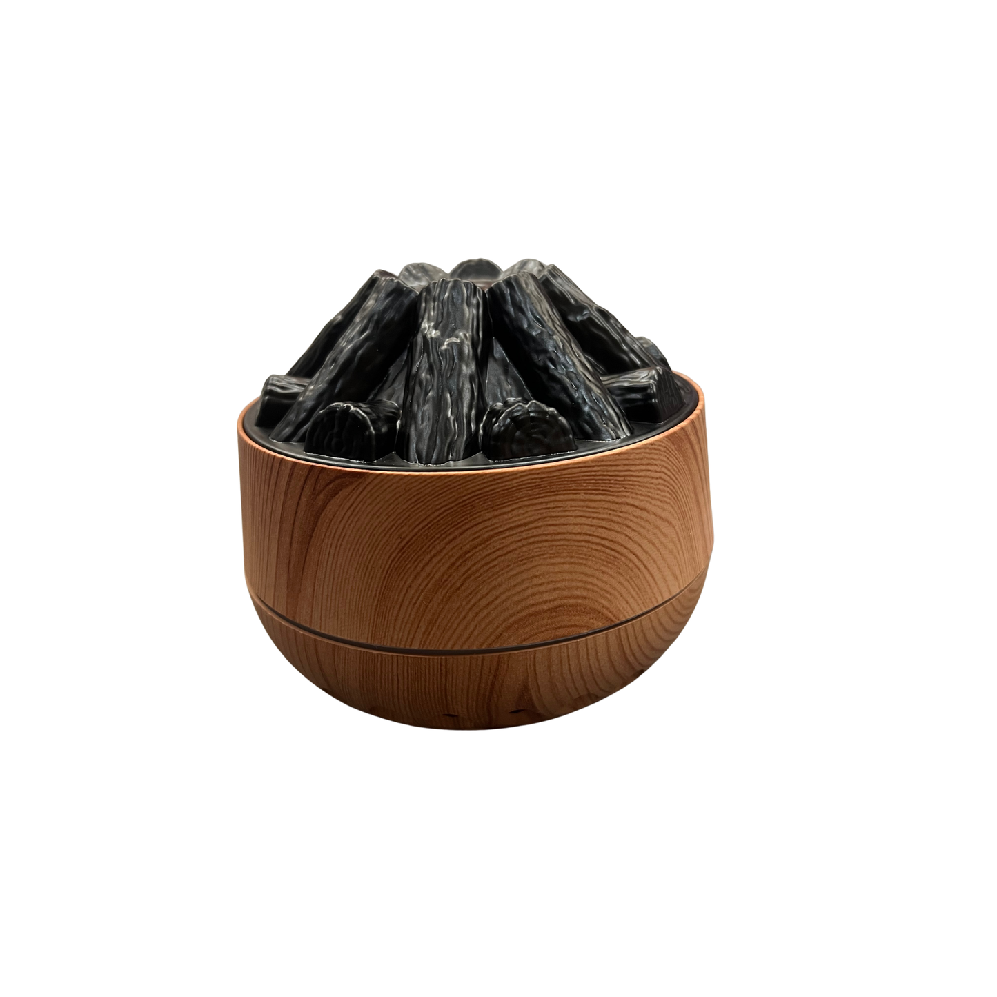 Flame Effect Aroma Diffuser – Log Fire Design Humidifier