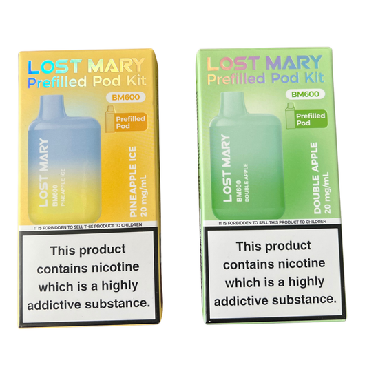 Lost Mary Prefilled Pod Kit 20mg/ml – Rechargeable Vape Kit (18+)