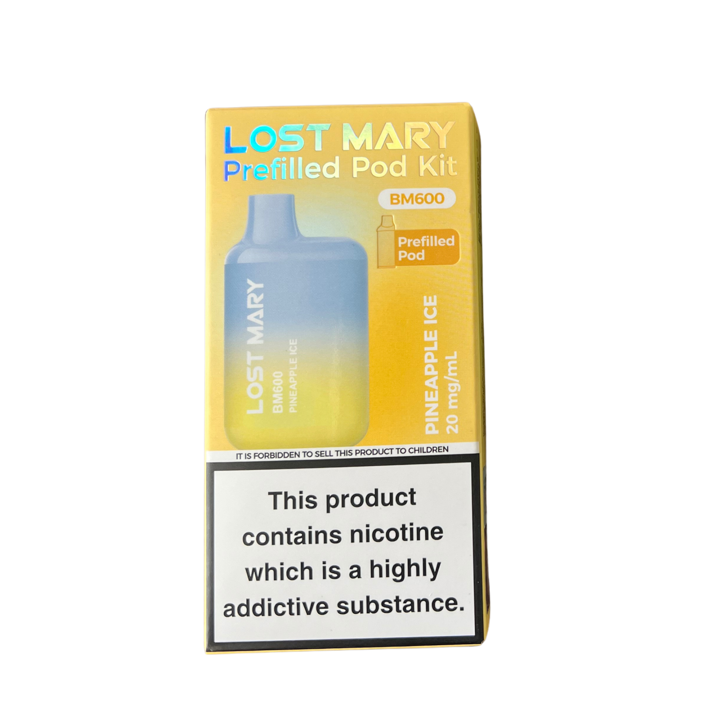 Lost Mary Prefilled Pod Kit 20mg/ml – Rechargeable Vape Kit (18+)