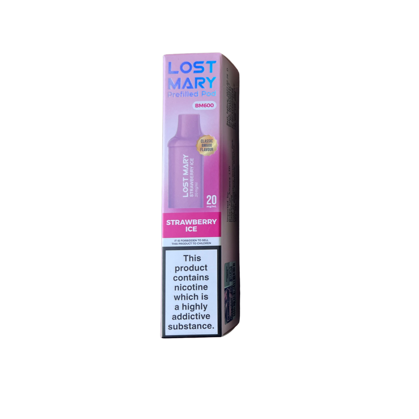 Lost Mary Prefilled Pods – 20mg Single Replacement Pods (Multiple Flavours)